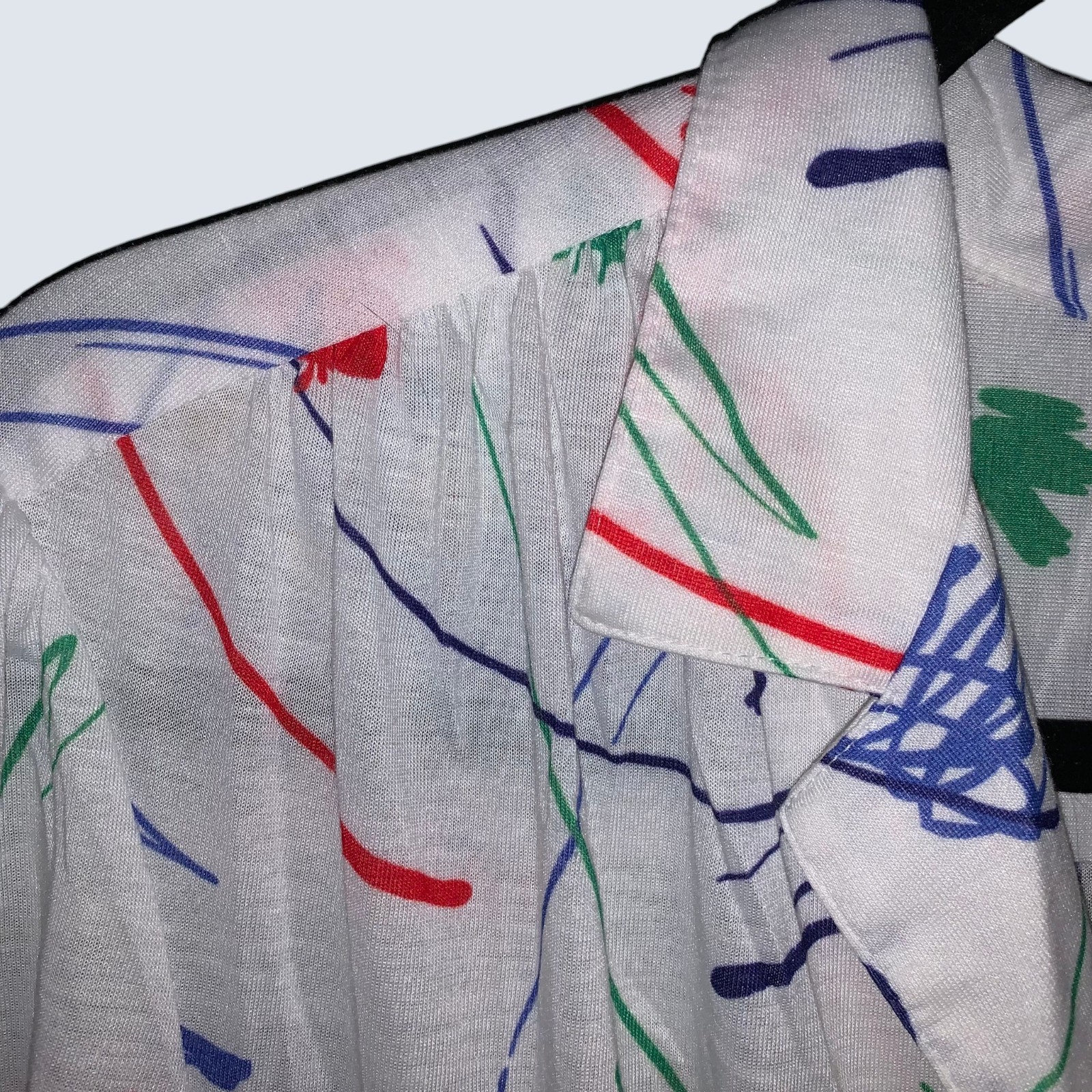 Vintage Coolwear 1980s Abstract Paint Splatter Dress – Modern Size 14/16