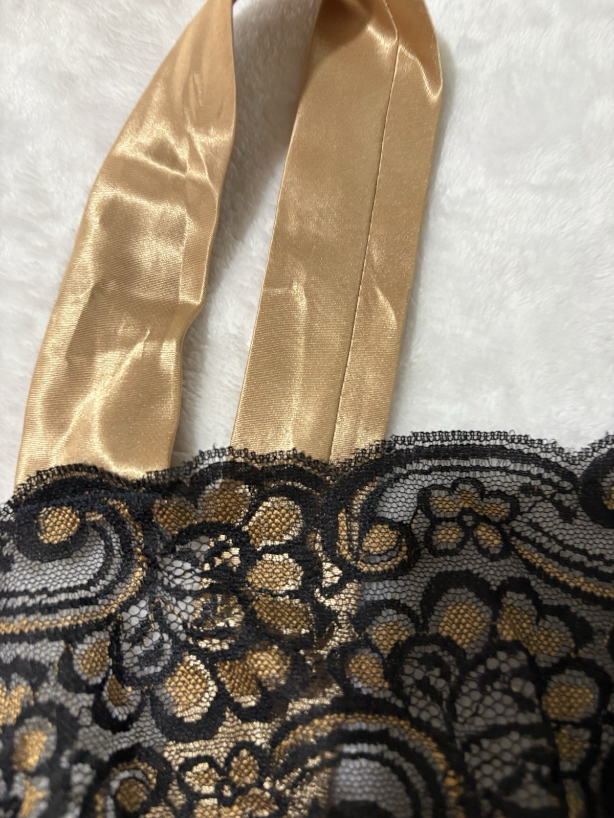 VTG Lucie Anne Panties & TANK 2XS French Cut Gold High Waisted USA B-32 W-28