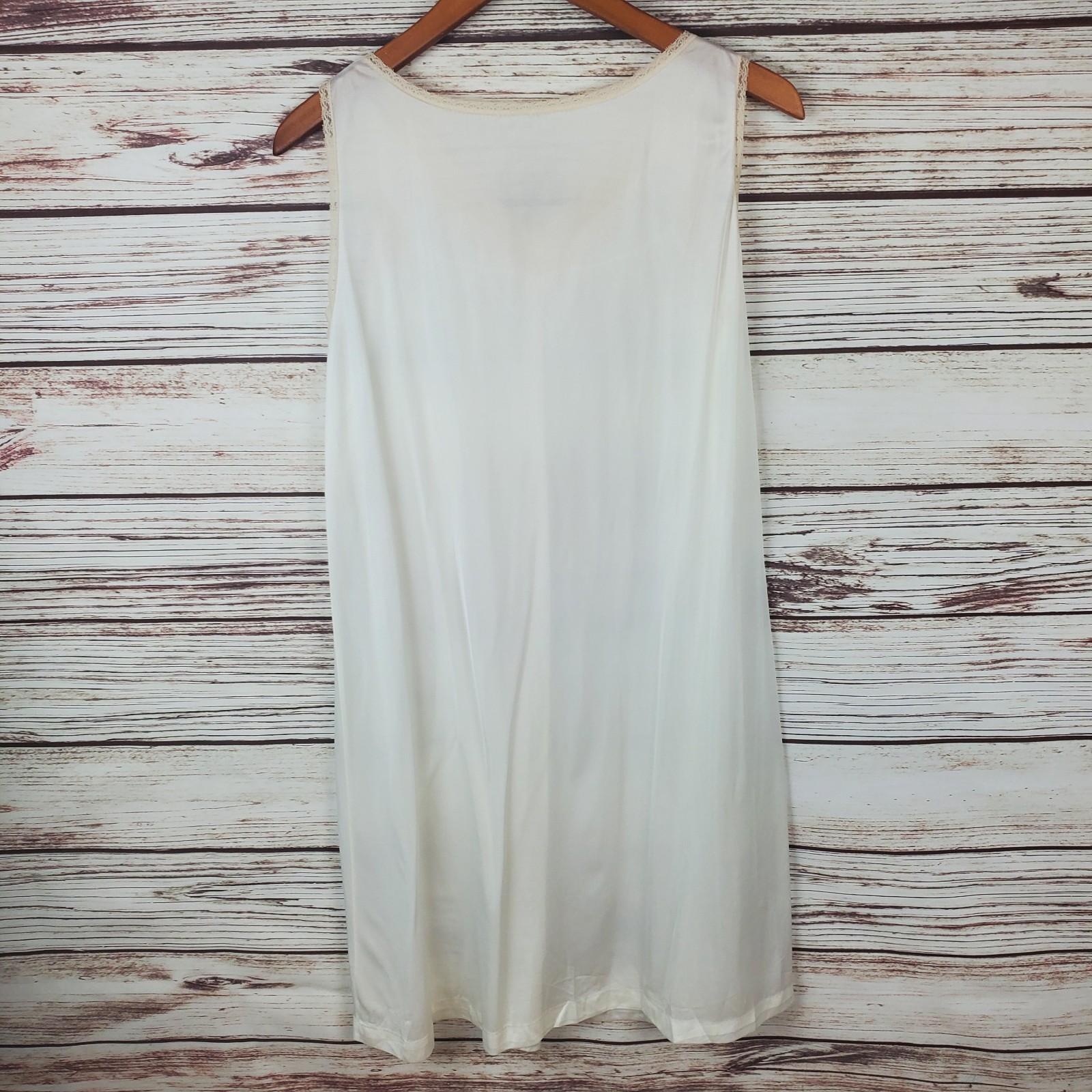 Jcpenny Womens Medium Vintage Nylon Semi Sheer Nightgown Gown