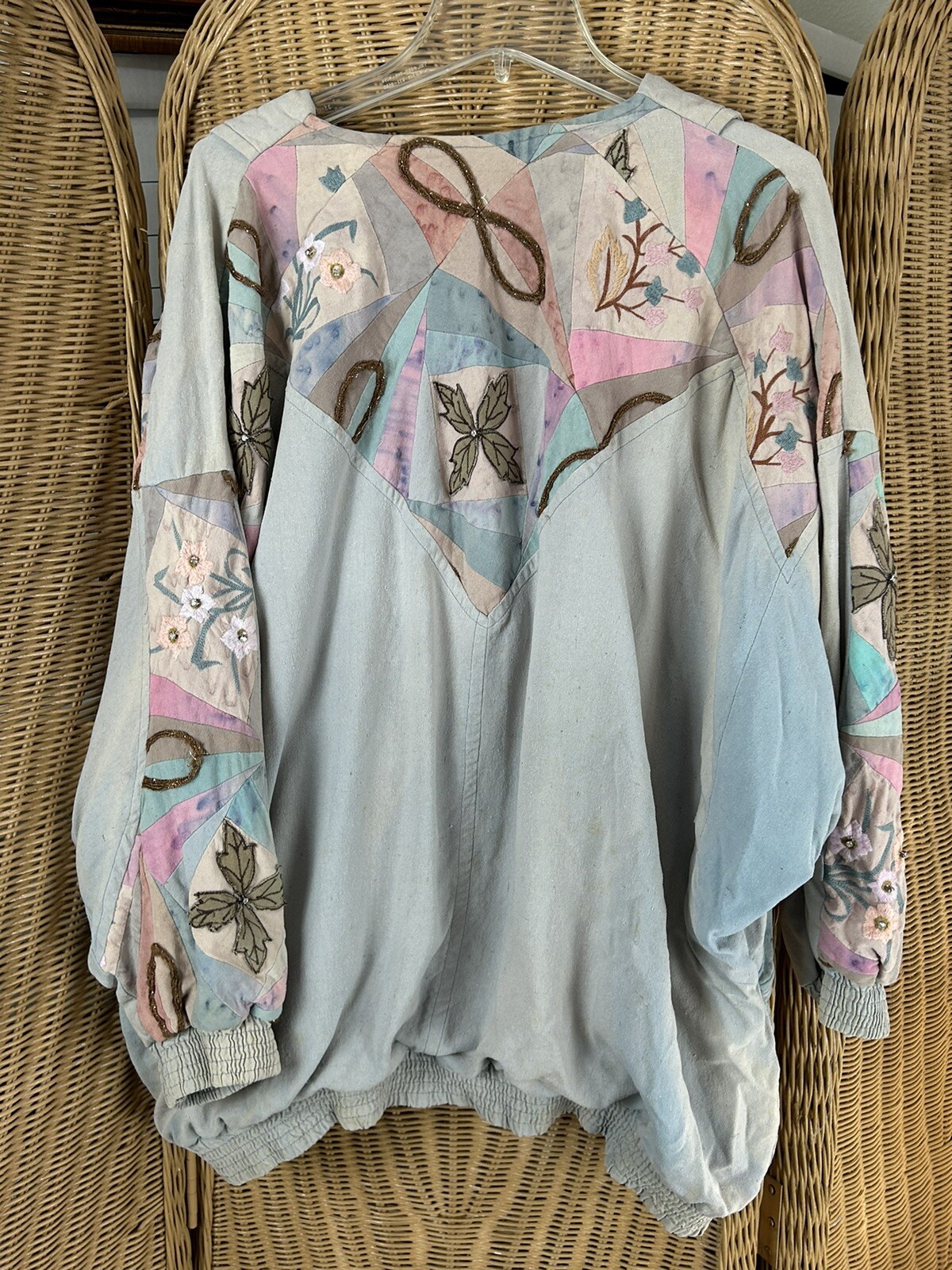 Lim’s distressed vintage jacket