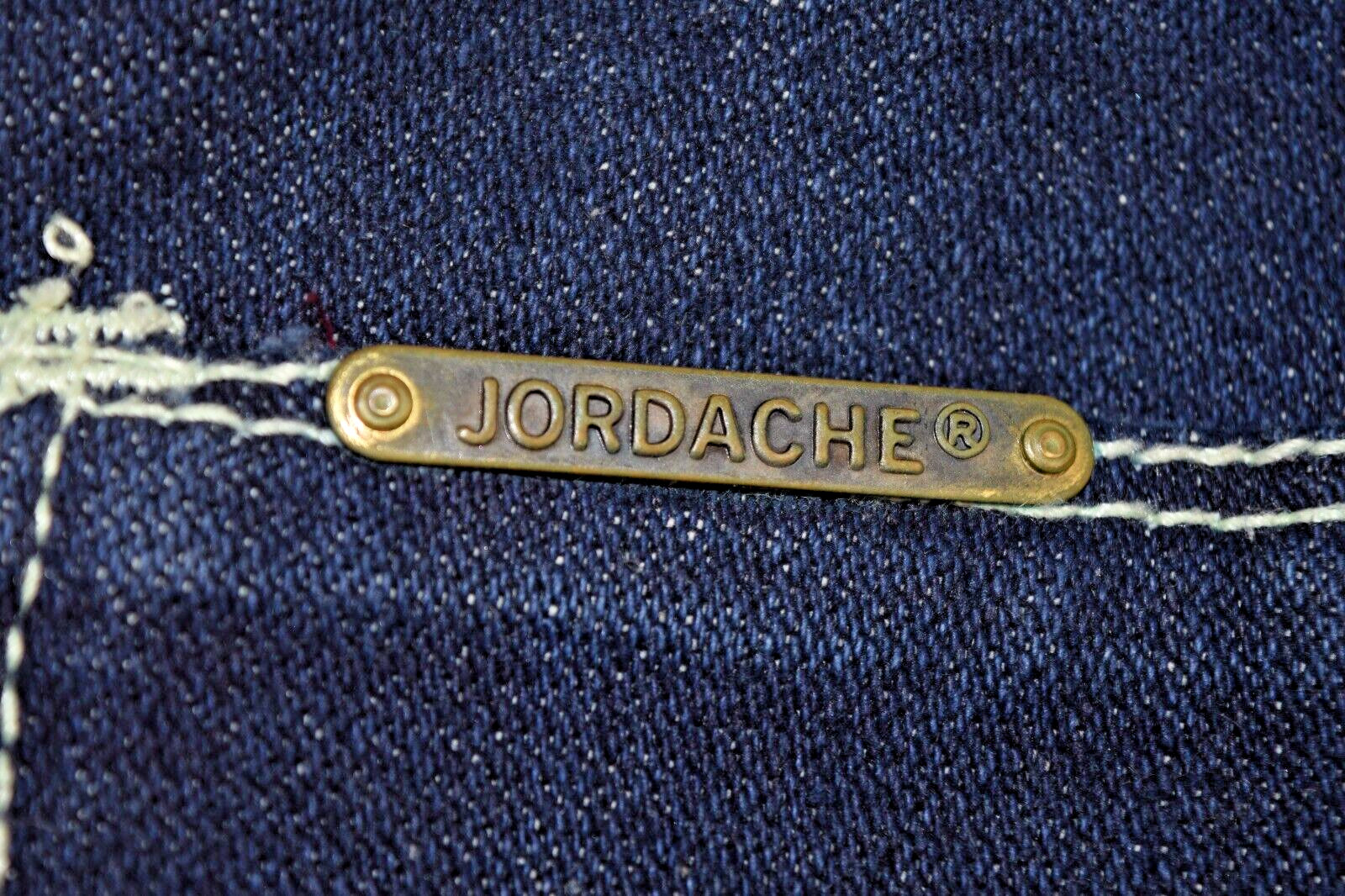 Vintage Jordache Jeans 28 x 33 70s Blue Wash White Stitch Straight Leg Made USA