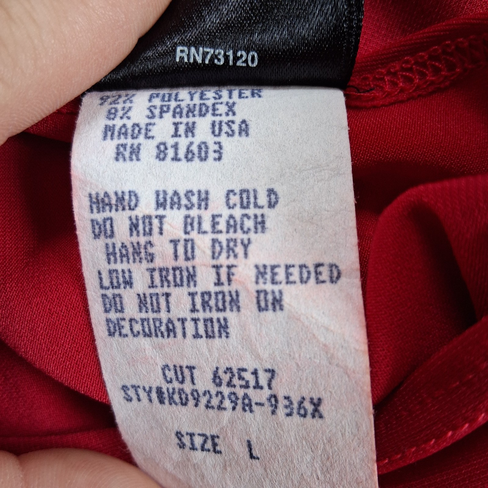 Vintage Y2K Frederick’s Hollywood Red Halter Dress Open Back Clubwear Glam L USA