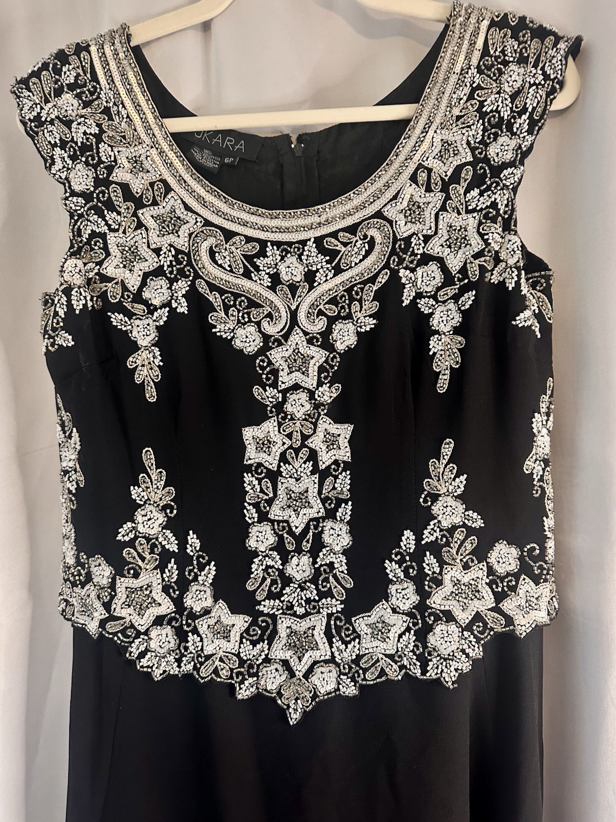 Vintage Y2K Fairycore Celestial Beaded Midi Dress Fairy Goth Gown Standout Glam