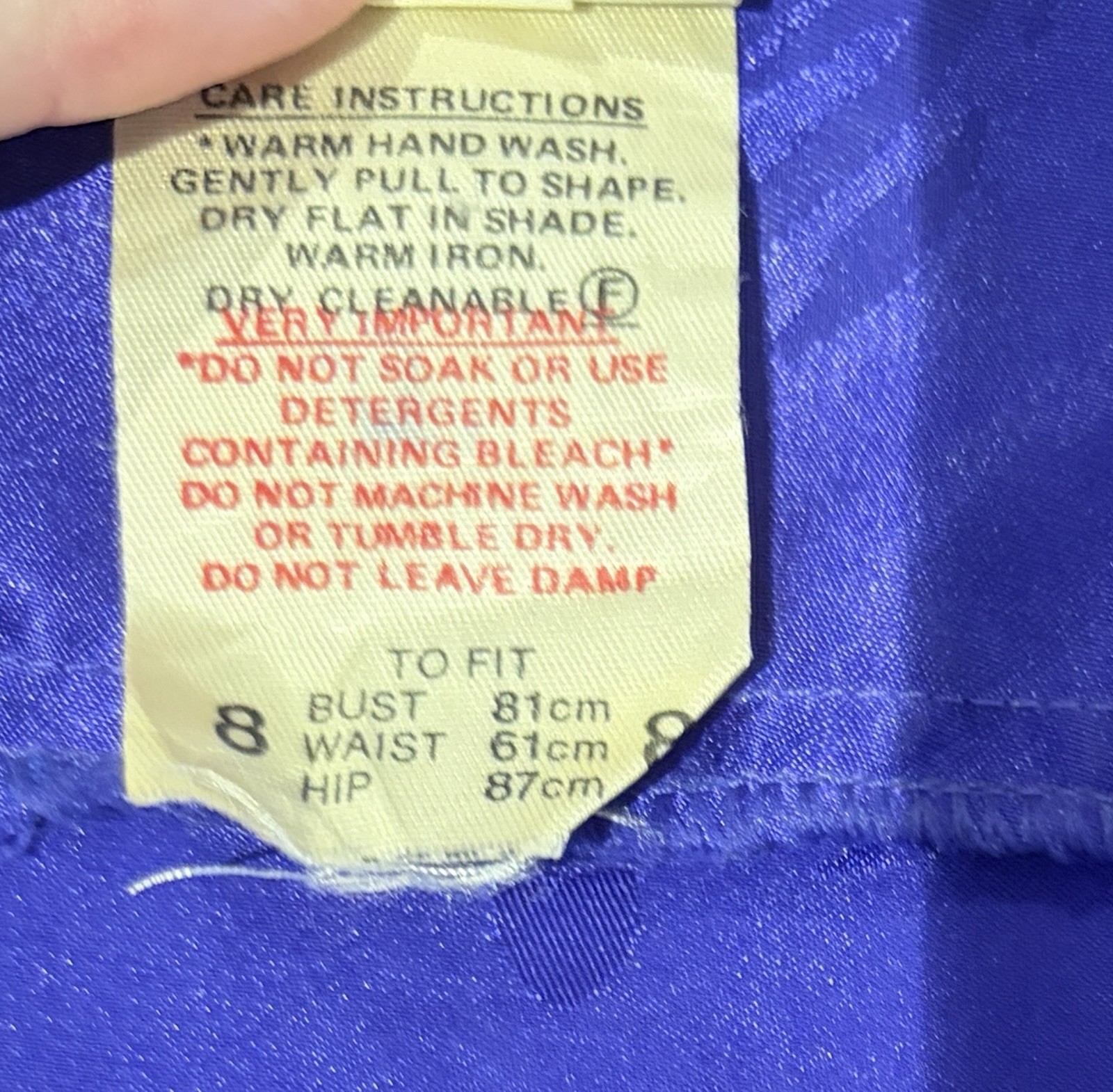 Vintage Syndicate Purple Cocktail Jacket Size AU 8 Balero Satin Retro 1980’s