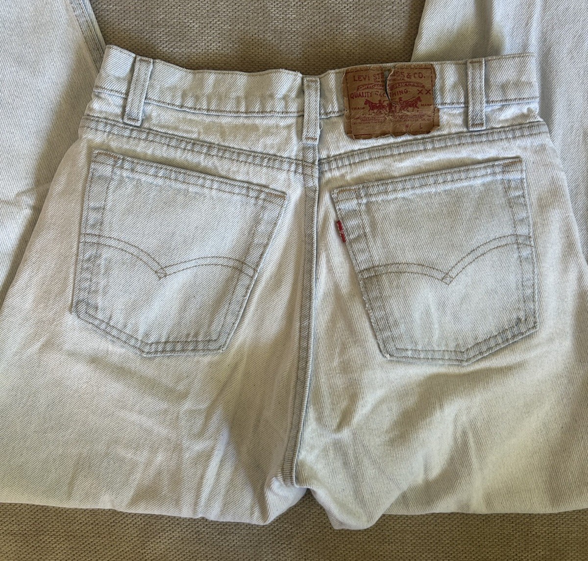 Vintage 90s Levi Denim Jeans – Highwaisted straight 28W 38L