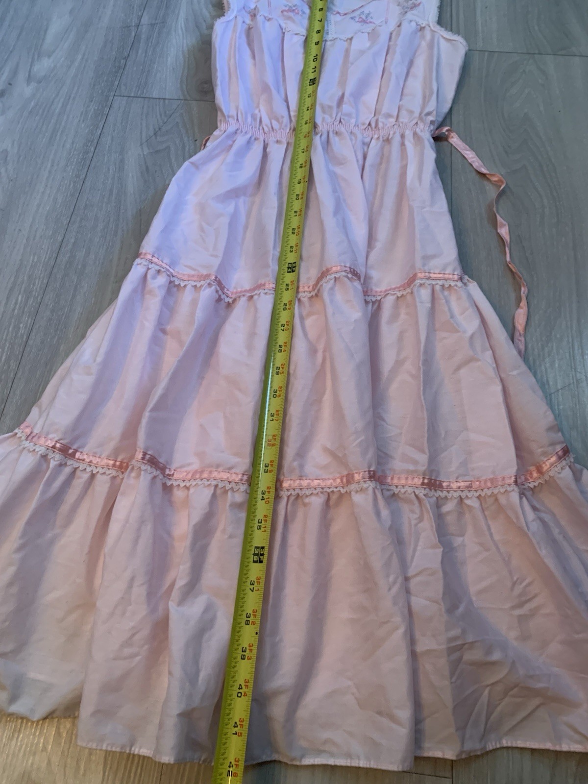 Vintage Shelly Michaels Embroidered Sundress Junior Size 13/14 (Fits like XS)