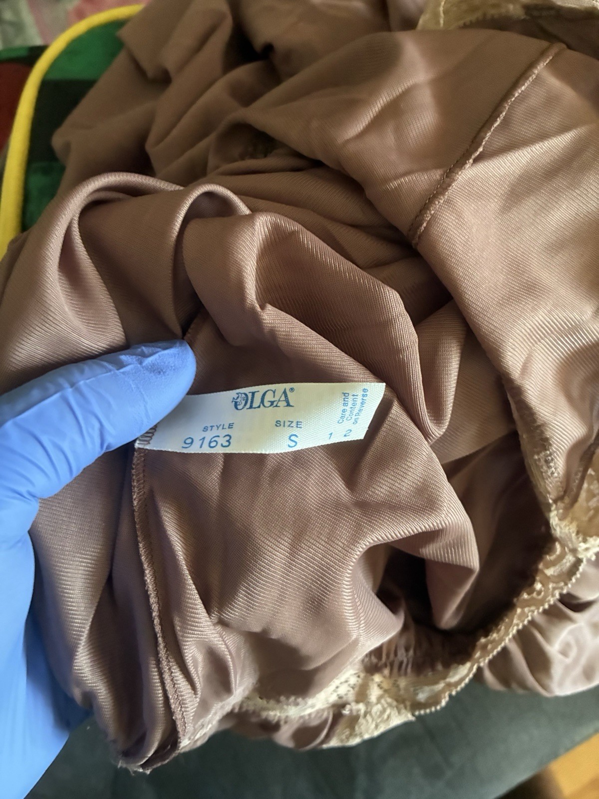 S OLGA NIGHTGOWN 9163 BROWN