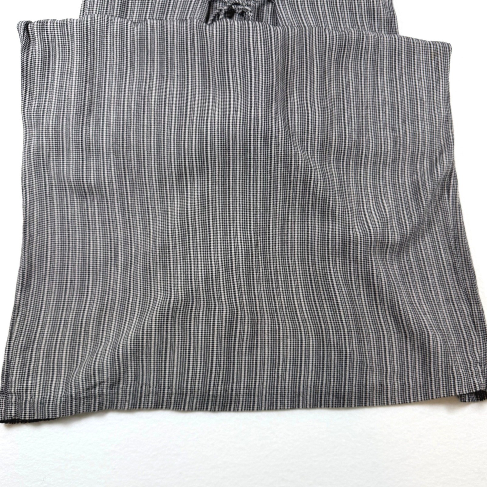 Vintage Butter Mom Alexis Fashions Black White Check Button Front Lace Up Dress