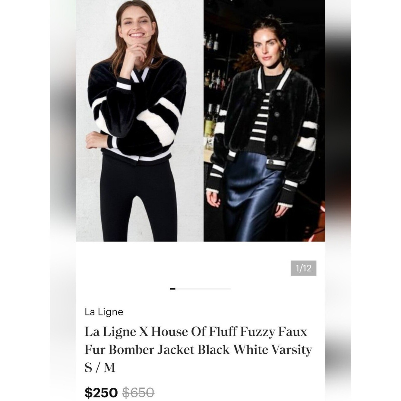 LA LIGNE / HOUSE OF FLUFF Premium Indie Colorblock Retro Y2k