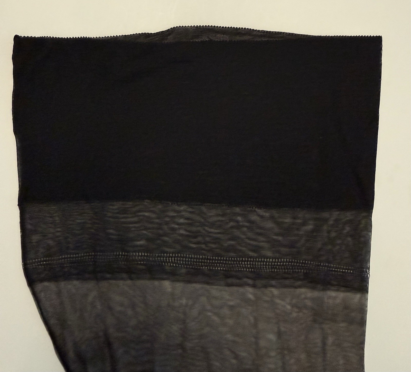 Vintage Outsized Seamed Flat Knit Stockings Welt Is 8 Inch Wide 33 Inches Long