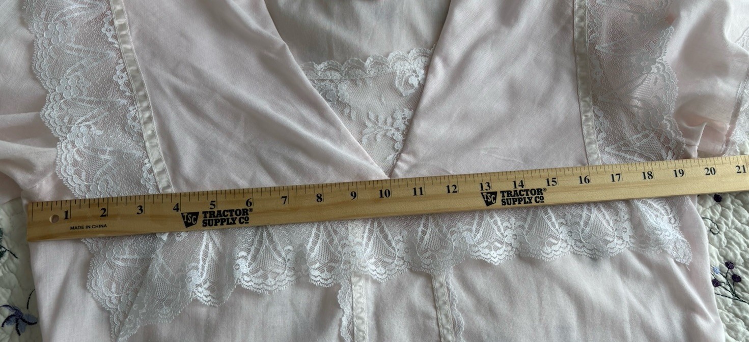 Vintage Jessica McClintock Dress Sz 9 Cottage Core Prairie Victorian Lace