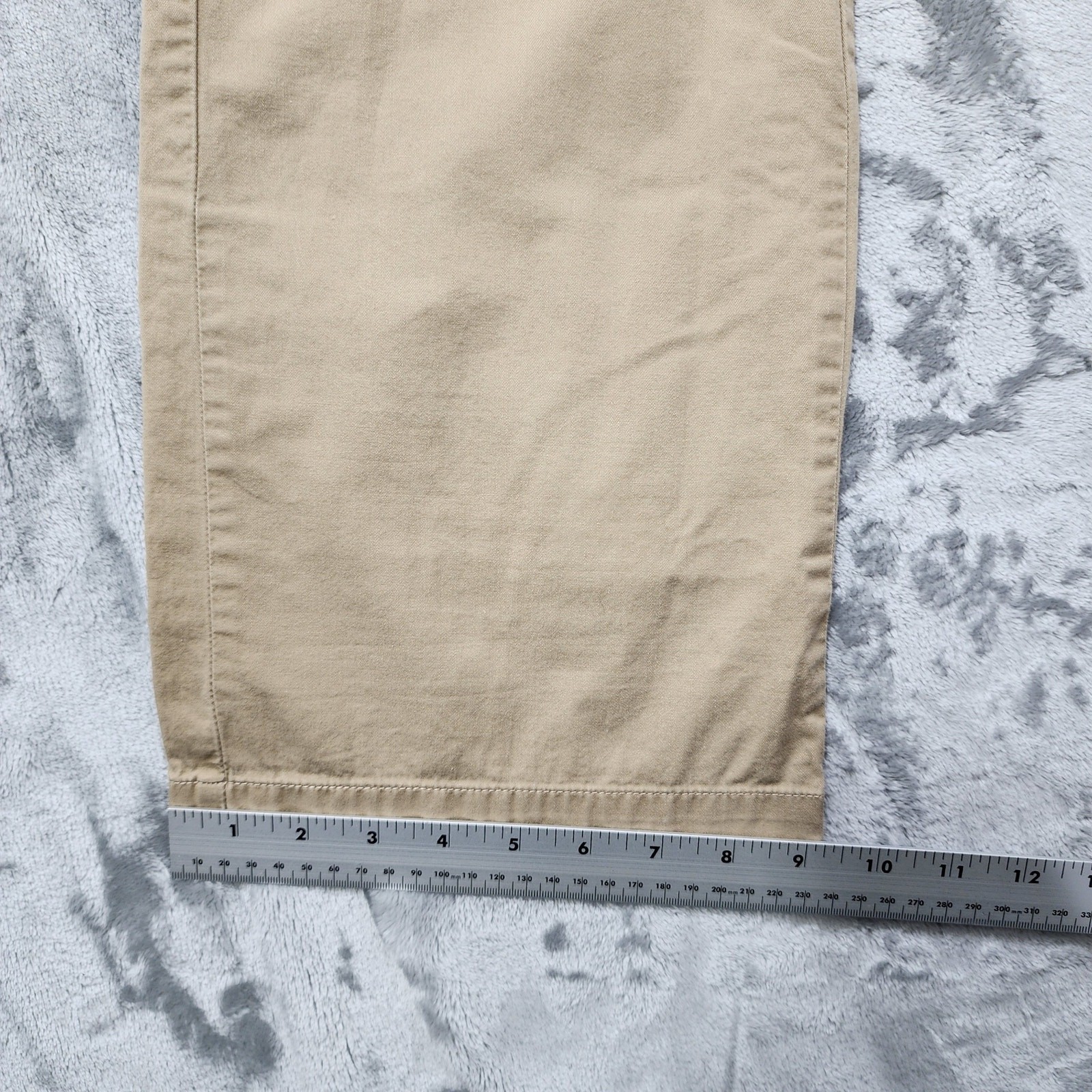 Vintage Envision Studio Pants Womens 8 Tan Mid Rise Straight Leg Cargo Casual