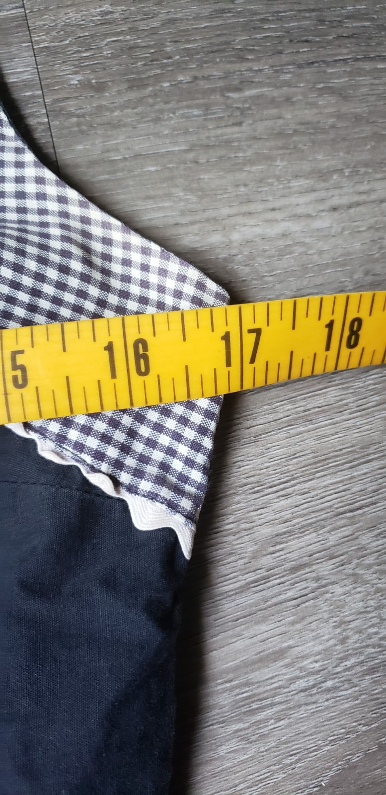 VTG 50s Black Gingham Rockabilly Dress Sz XS/S? Fit Flare Pinup Trad Wife DAMAGE