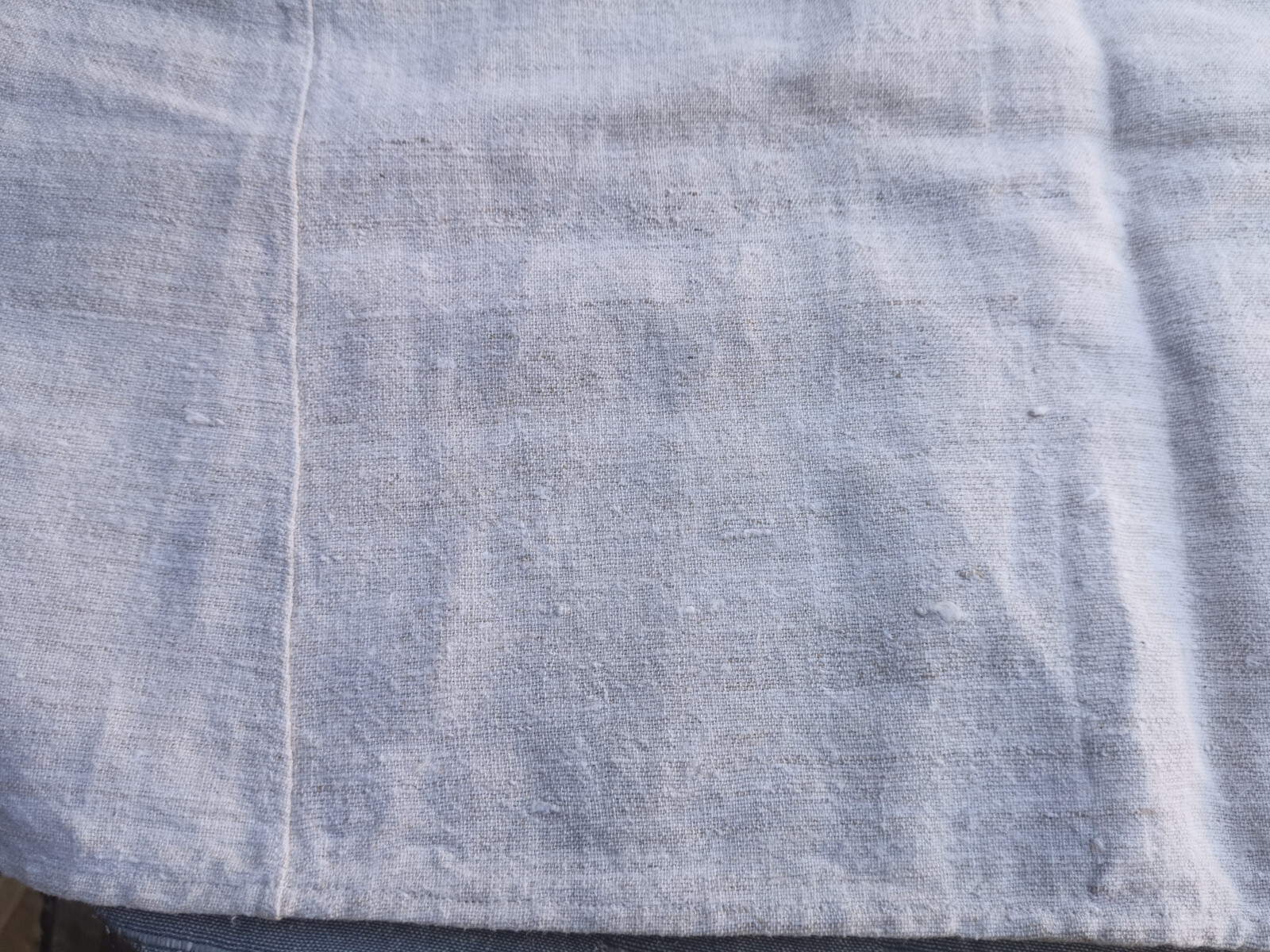 ANTIQUE WOMEN’S FOLK LINEN SHIRT RUSTIC HANDWOOVEN KENAR ETHNIC CLOTHING