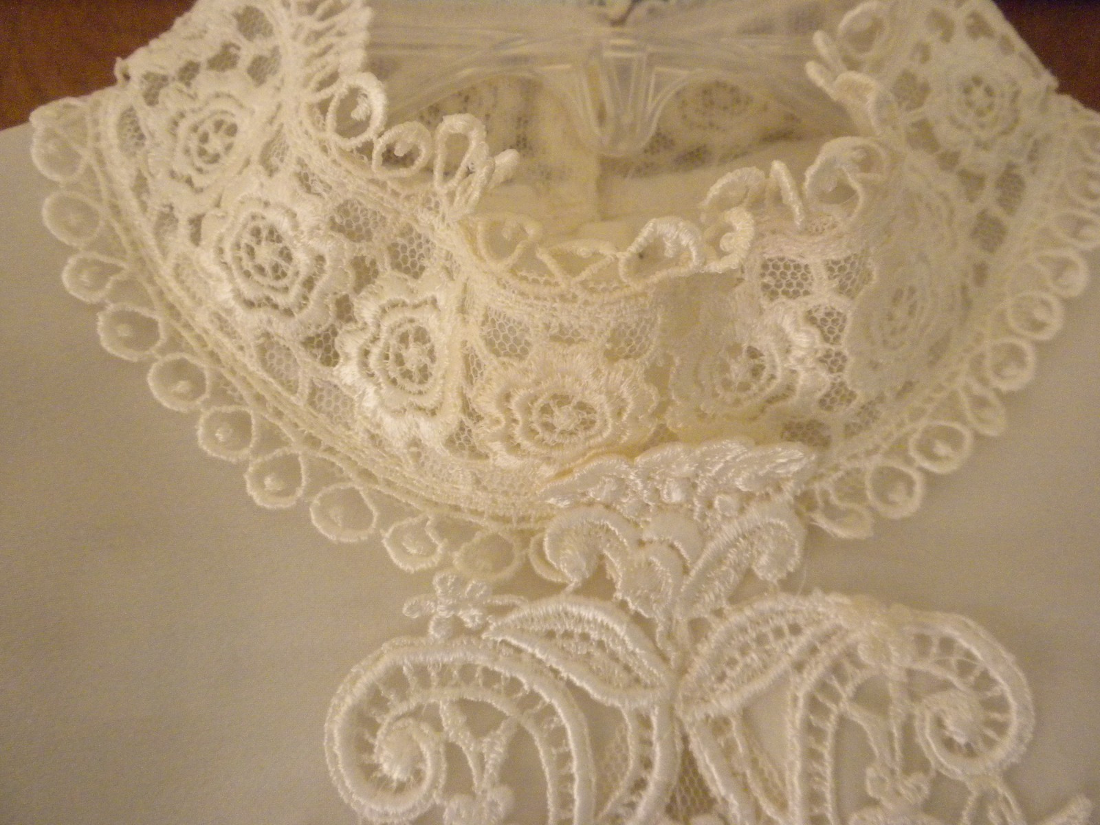 Scott McClintock Sportswear Vtg 80s Ecru Lace Victorian Blouse Prairie 10 Top