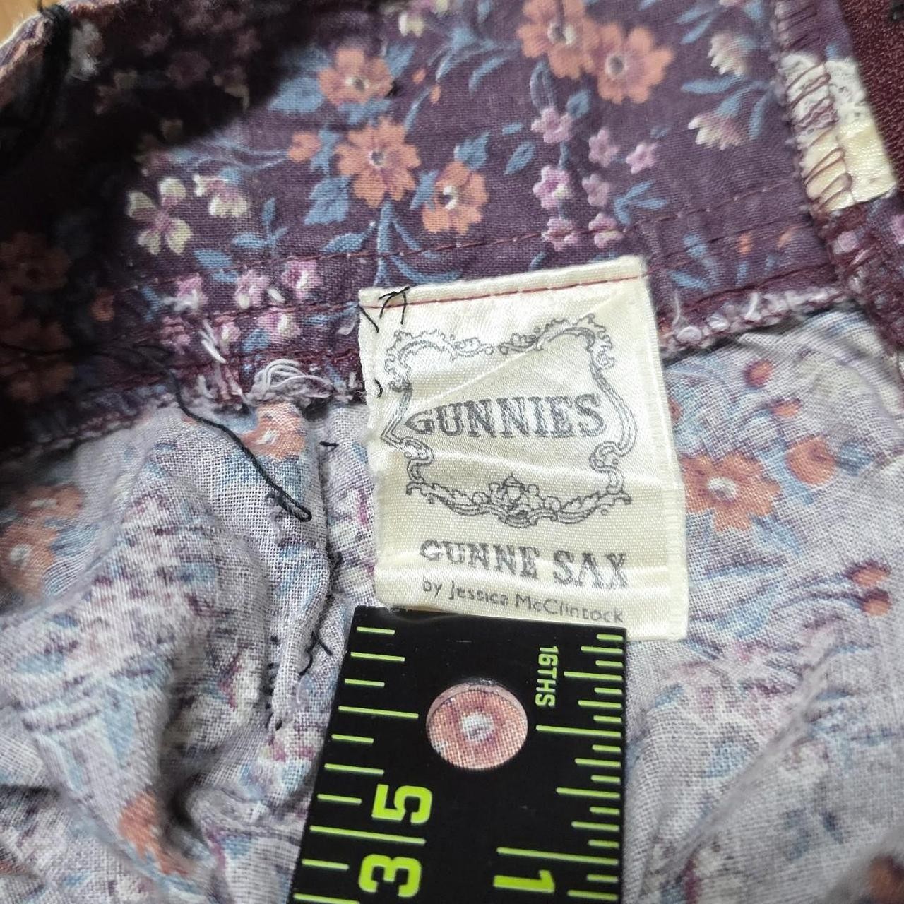 Vintage Gunne Sax Girls Skirt Purple Prairie Jessica Mcclintock