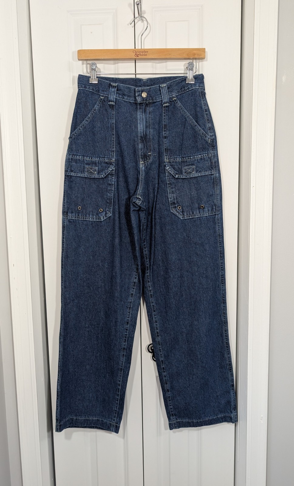 Lee Vintage Jeans Girls Juniors Size 16 28×29 Baggy Bootcut Jeans