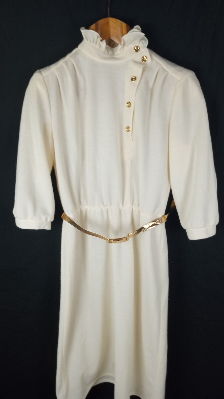 vintage England Designer Ivory white women’s dress size EU 38 vintage 1990’s