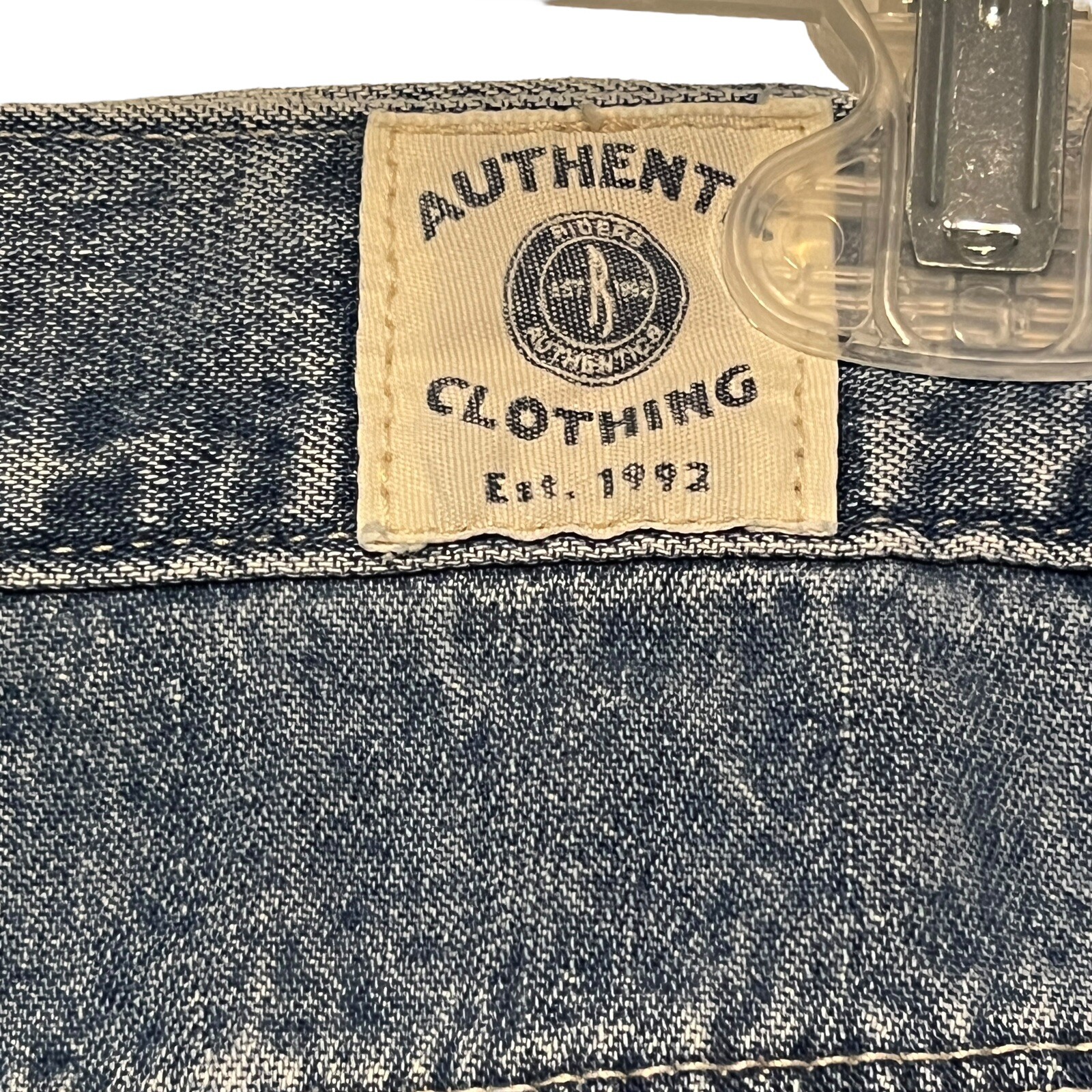 Vintage Lee Riders Denim Cargo Jeans Sz 18 Blue 100% Cotton USA Made 36 x 30