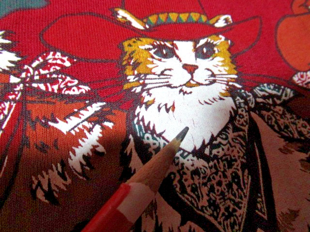 Vtg 1992 Cowboy Cats Elko Nevada T Shirt Youth L 14-16 Hanes Single Stitch Red
