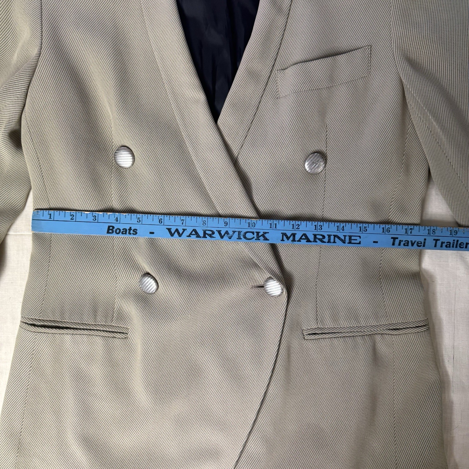 Vintage Giorgio Armani Le Collezioni Womens Double Breasted Blazer Size 10