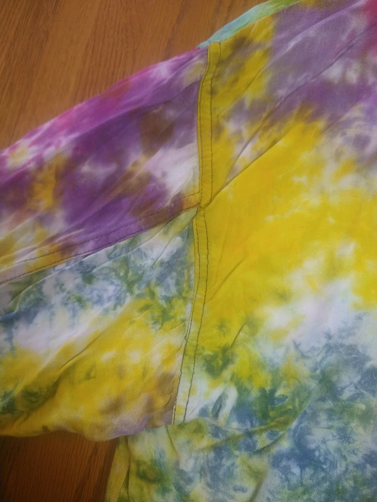 Vintage Tie-dye Cropped Jacket ~*SPEED LIMIT* SZ M *80’S/90’S* Holes in back*