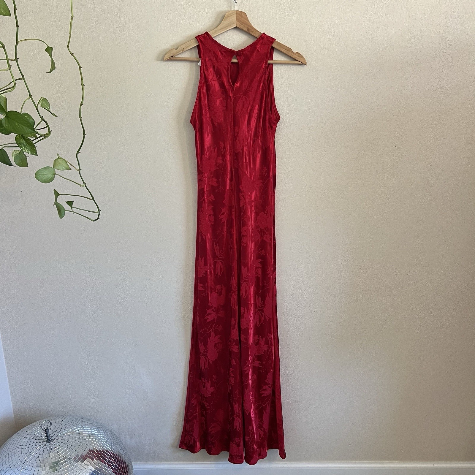 Vintage All That Jazz Satin Brocade Dress