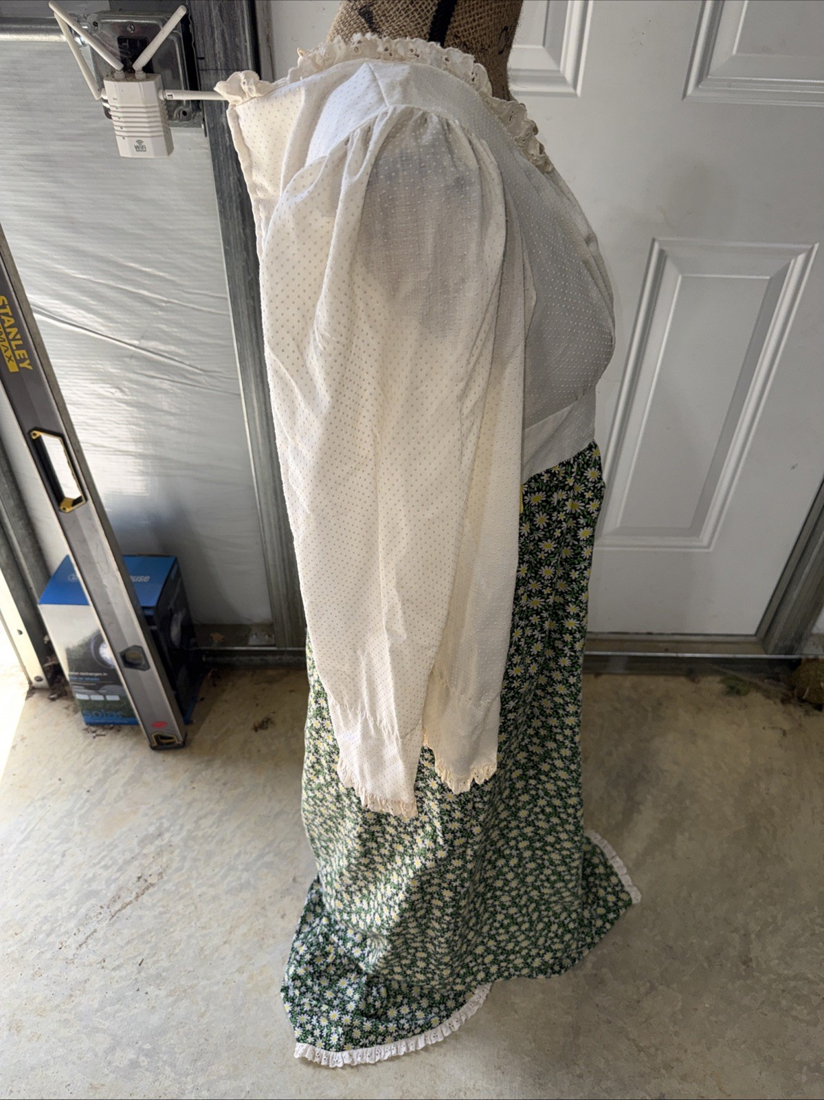 Vintage Berkleigh Juniors Daisy Prairie Maxi Dress 70s