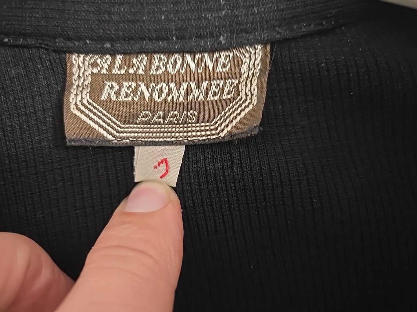Womens Blazer / Vest with sleeves by LA BONNE RENOMMEE See measurments Vintage