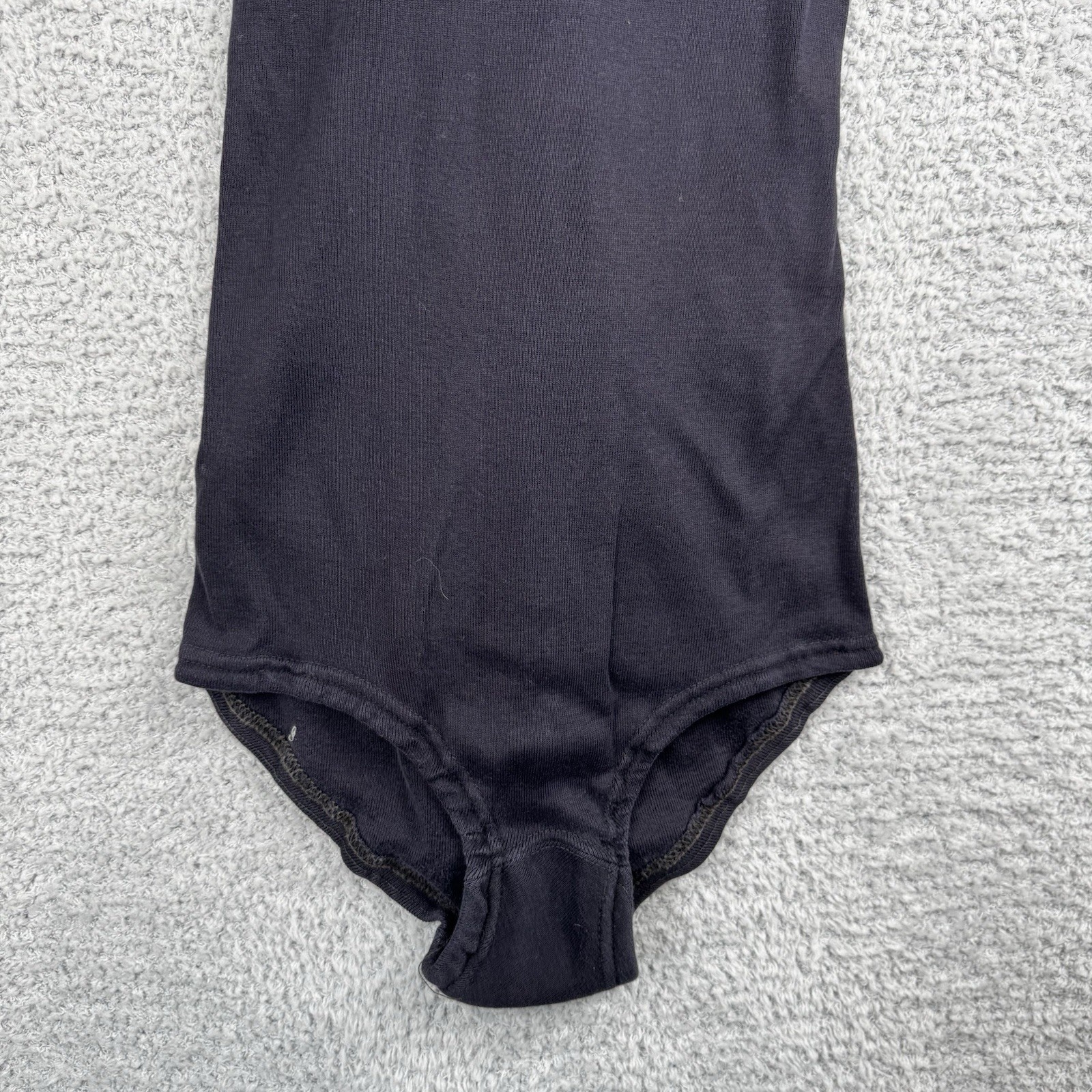 Vintage 1940s Women’s Bodysuit Leotard Swift Zipper Ballerina Dark Blue