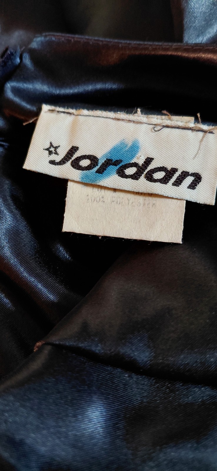 Vtg 1980’s Jordan Navy Blue Prom/ Party Dress Size 5/6