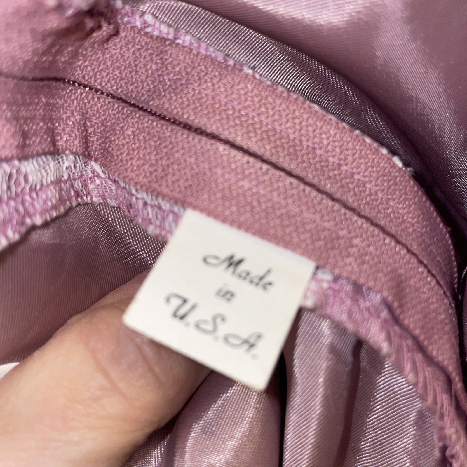 Vtg purple Fancy Frocks Phyllis Gerrans Southern Belle Victorian Dress 8?READ
