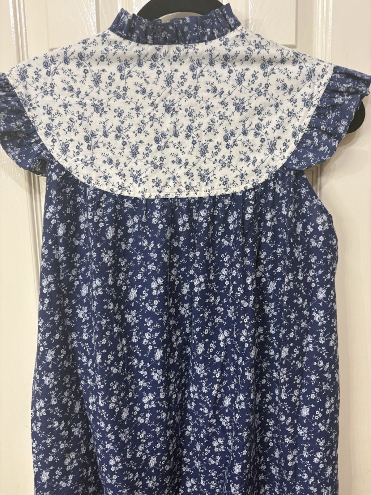 Women’s Floral Prairie Cottagcore Nightgown Dress 70s/80s Prop Costume VTG L