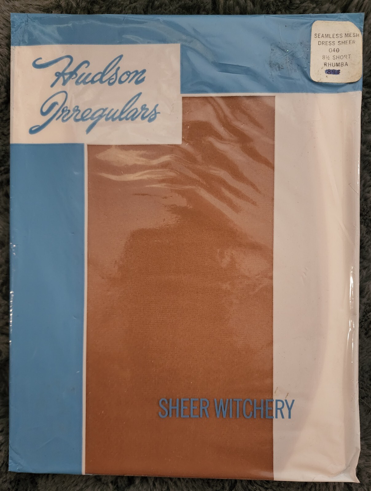 Vintage 1960s Hudson Irregulars Stockings Size 8.5 Short