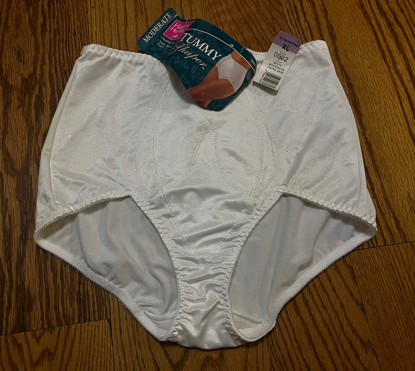 NEW NOS Vtg Hanes Her Way Moderate „Tummy Shaper” Brief Panties Sz XL