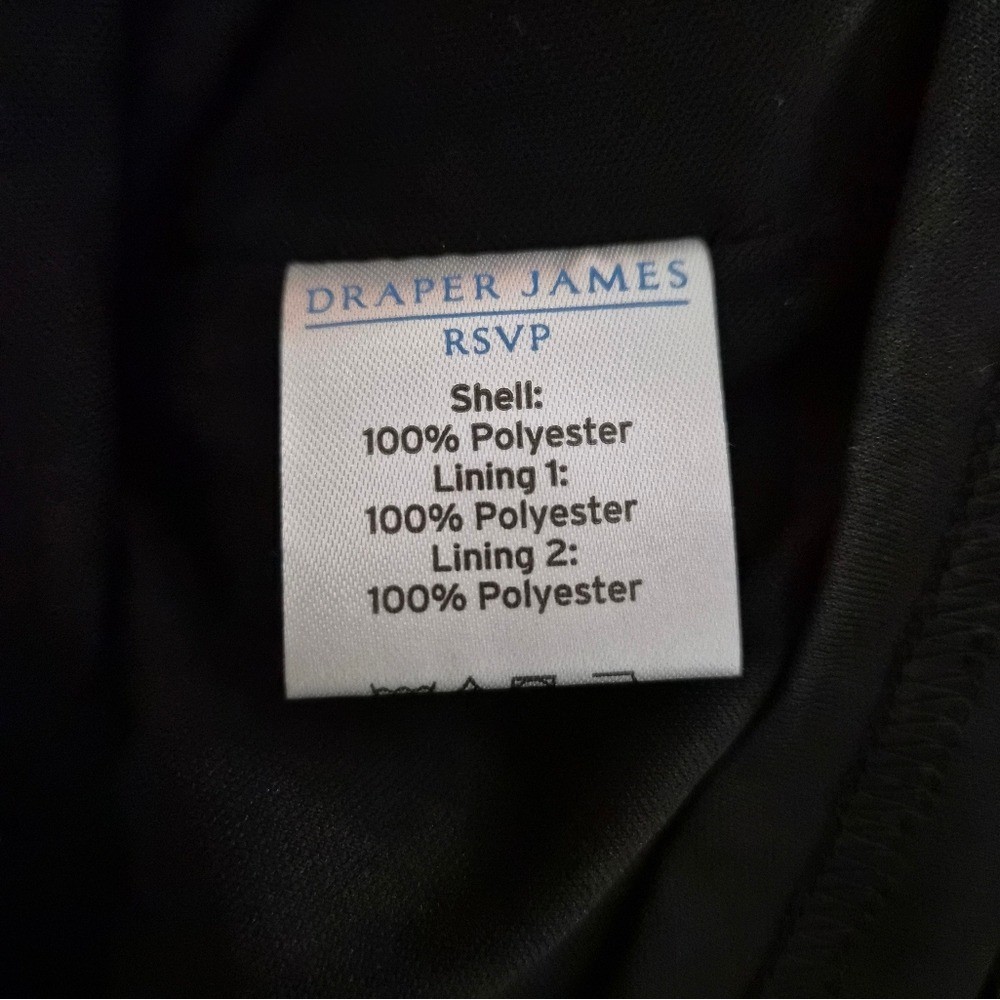 Draper James RSVP Sequin Dress Women’s 10 Black Sleeveless V-Neck Cocktail Nwt