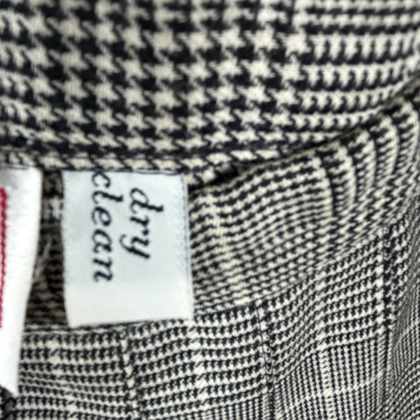 Pendleton Skirt Suit Black White Women Jacket 4 Skirt 2 Glen Plaid Virgin Wool