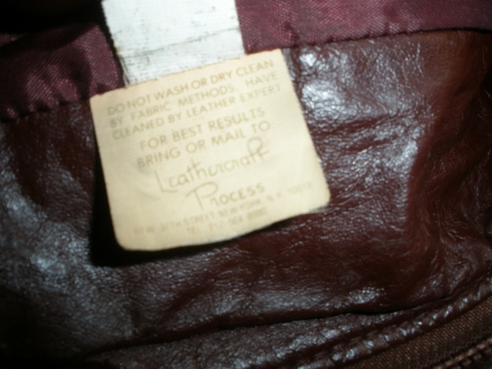 Vintage Woman’s Leather Jacket Northside Fashions USA Size 12 Maroon