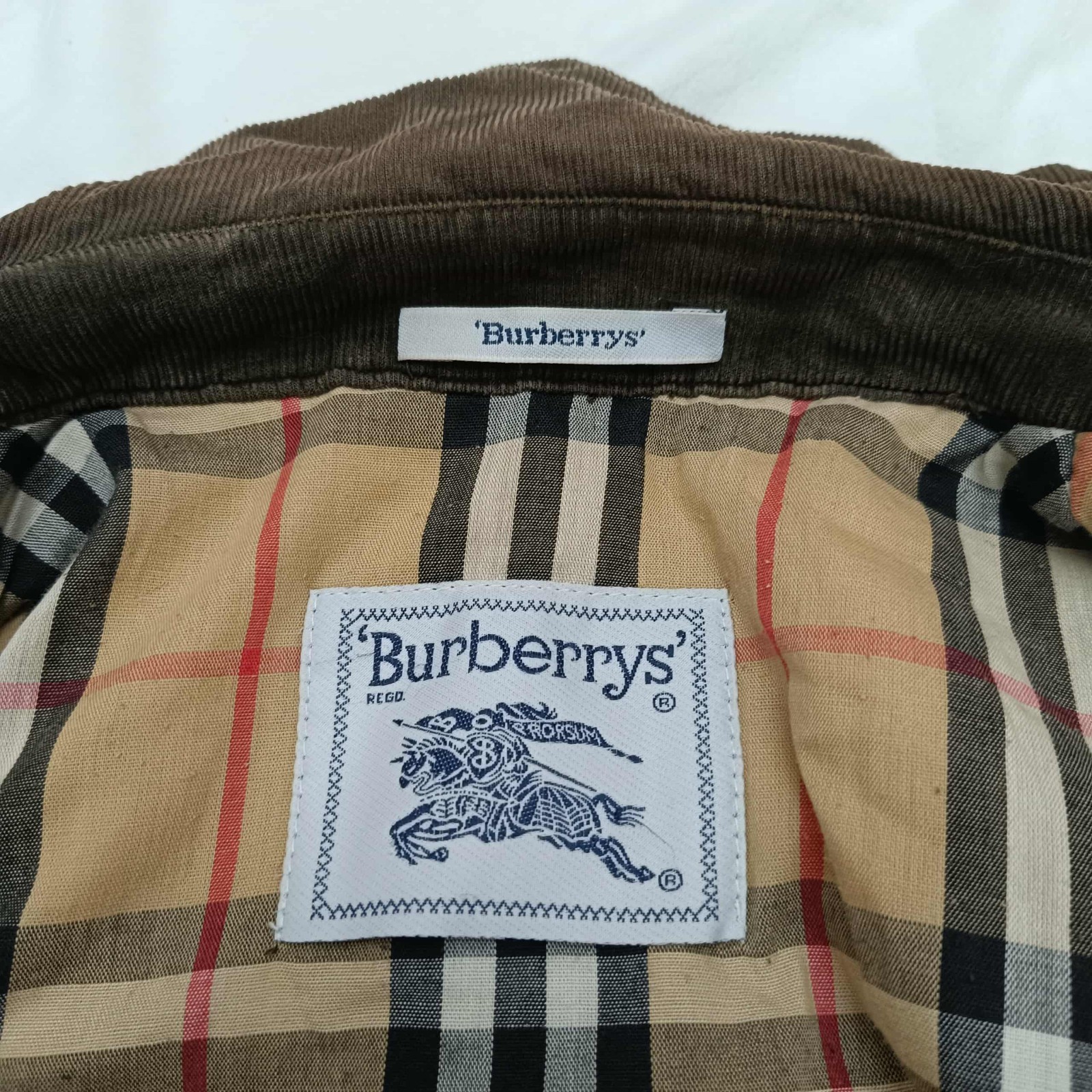 Burberry Vintage Quilted Women Jacket Nova Check Lining Khaki Size 36 US 46 EU