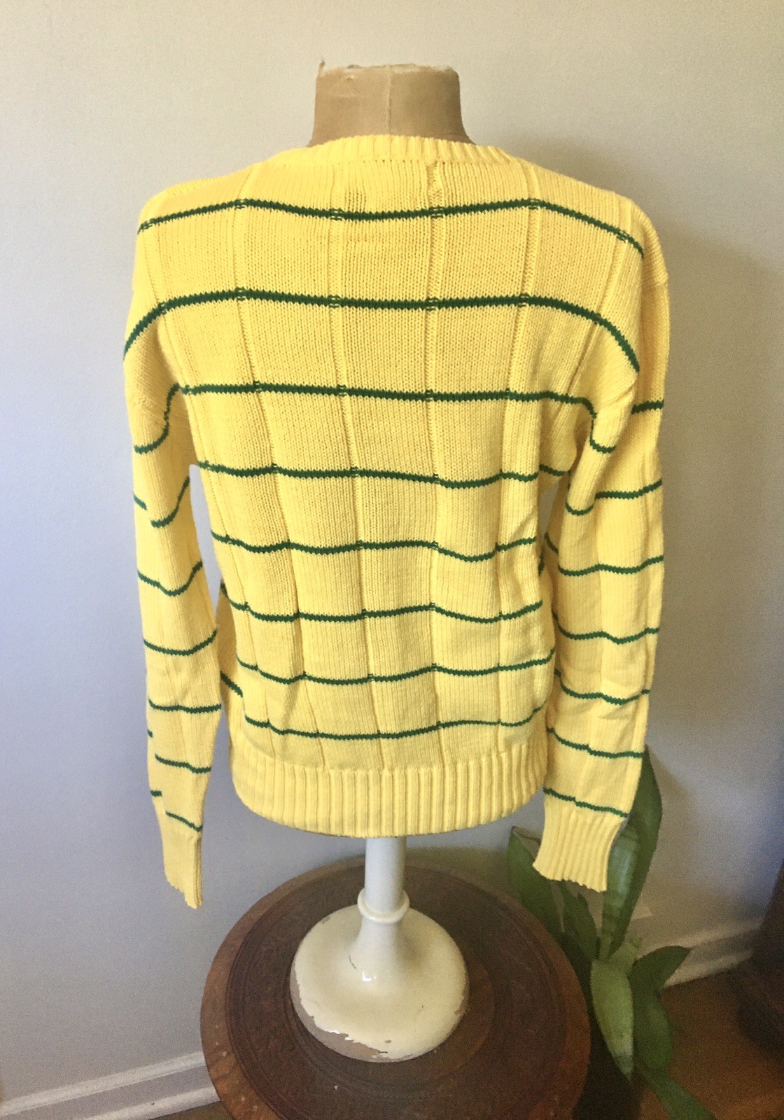 1980’s-1990’s Polo Ralph Lauren Yellow Cotton Sweater