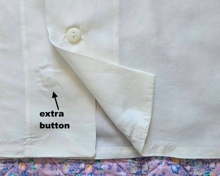 Hattie Carnegie white silk blouse, unused NWOT, small from 1980s so runs larger