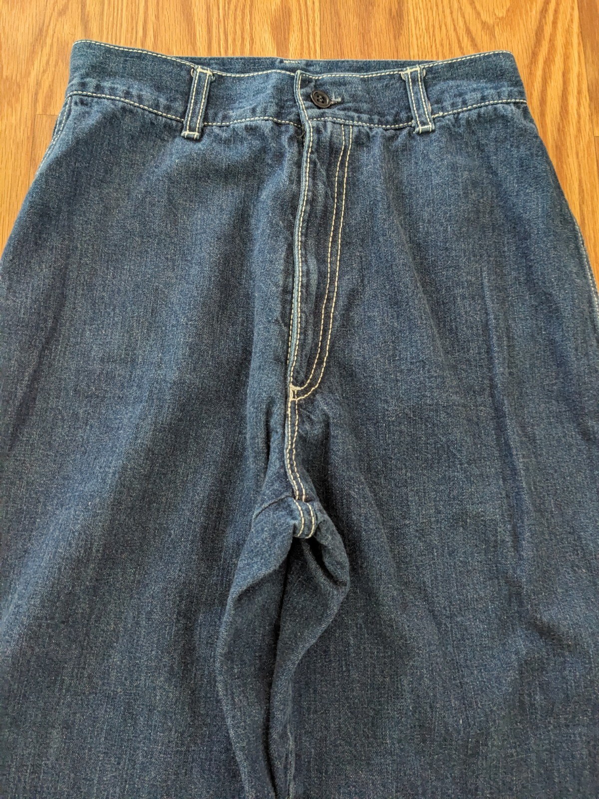 Rare Vintage Heart Breakers 80s high rise straight leg jeans Talon Zip USA dark