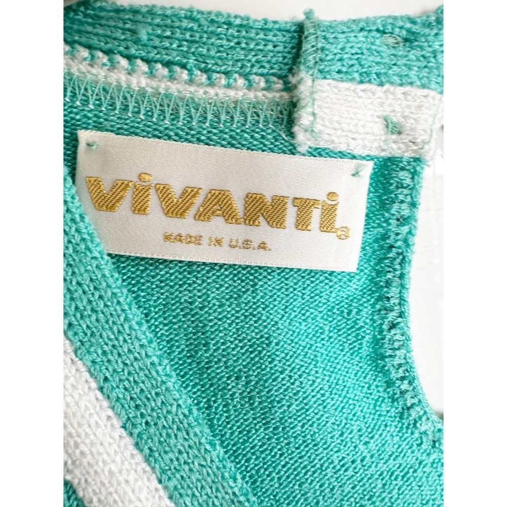 1980s Vivanti Green Sweater Power Suit Stranger Things Karen Wheeler Size 10