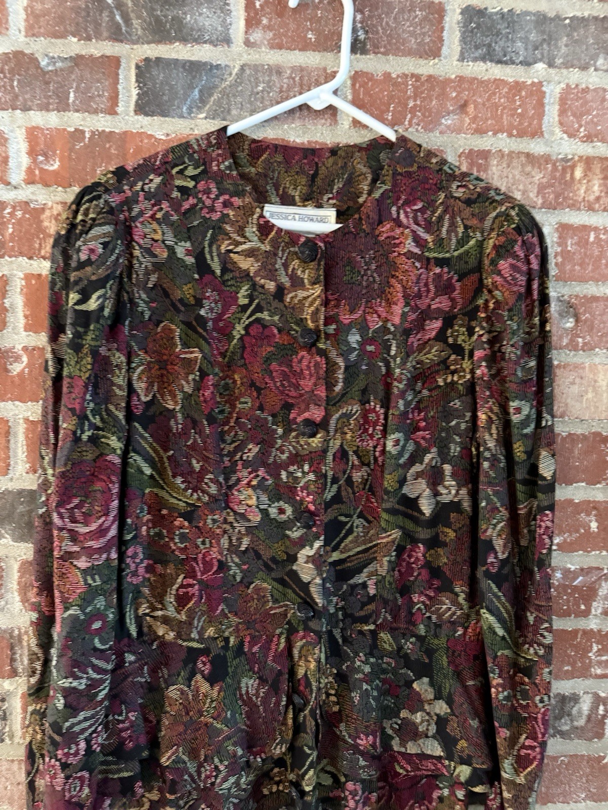 Vintage Jessica Howard Purple Dress Size 14