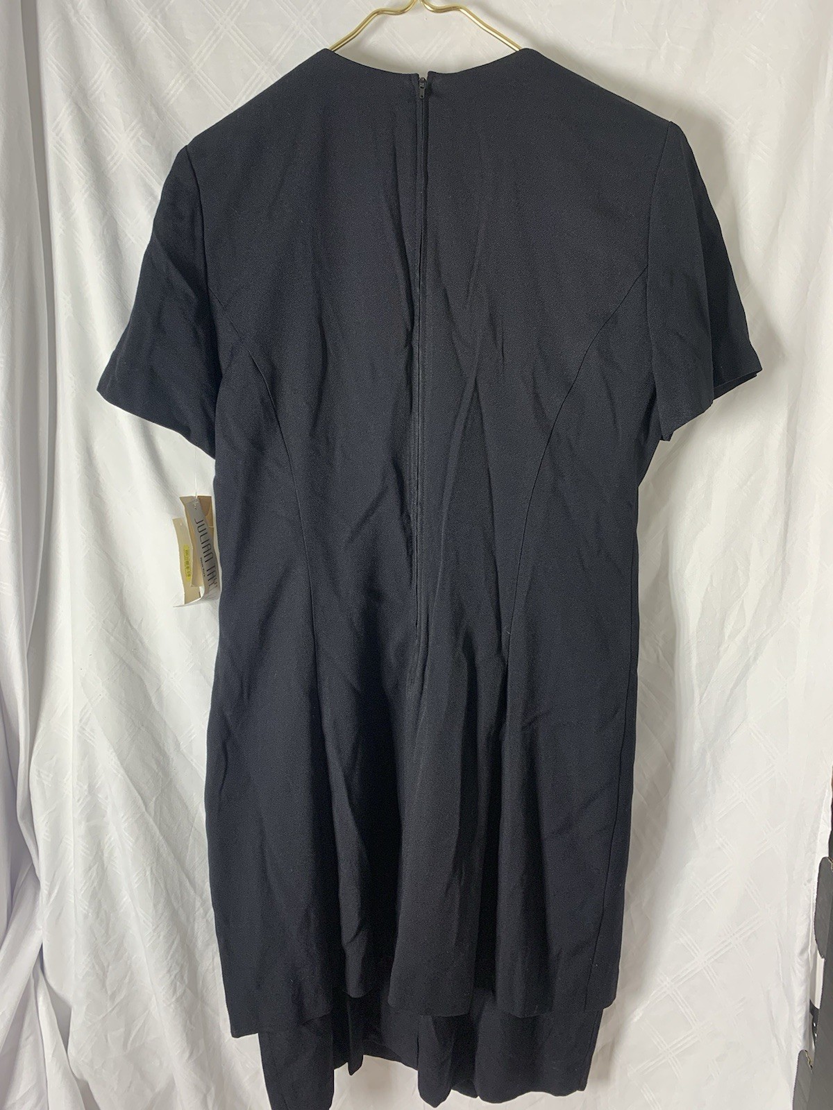 Vintage Dress NWT Size 14 Julian Taylor New York 90s Color Block Shoulder Pads