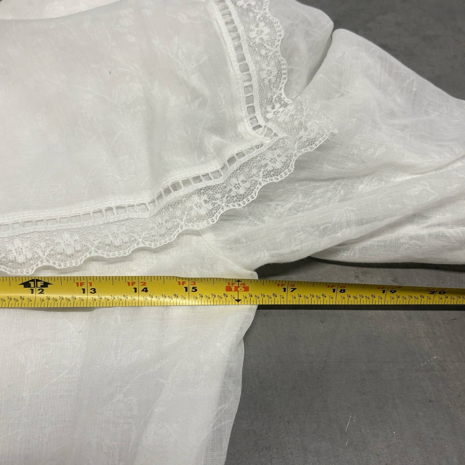 Vintage Gunne Sax Dress Gown Prairie Victorian Lace Boho Cottage Coquette Size 5