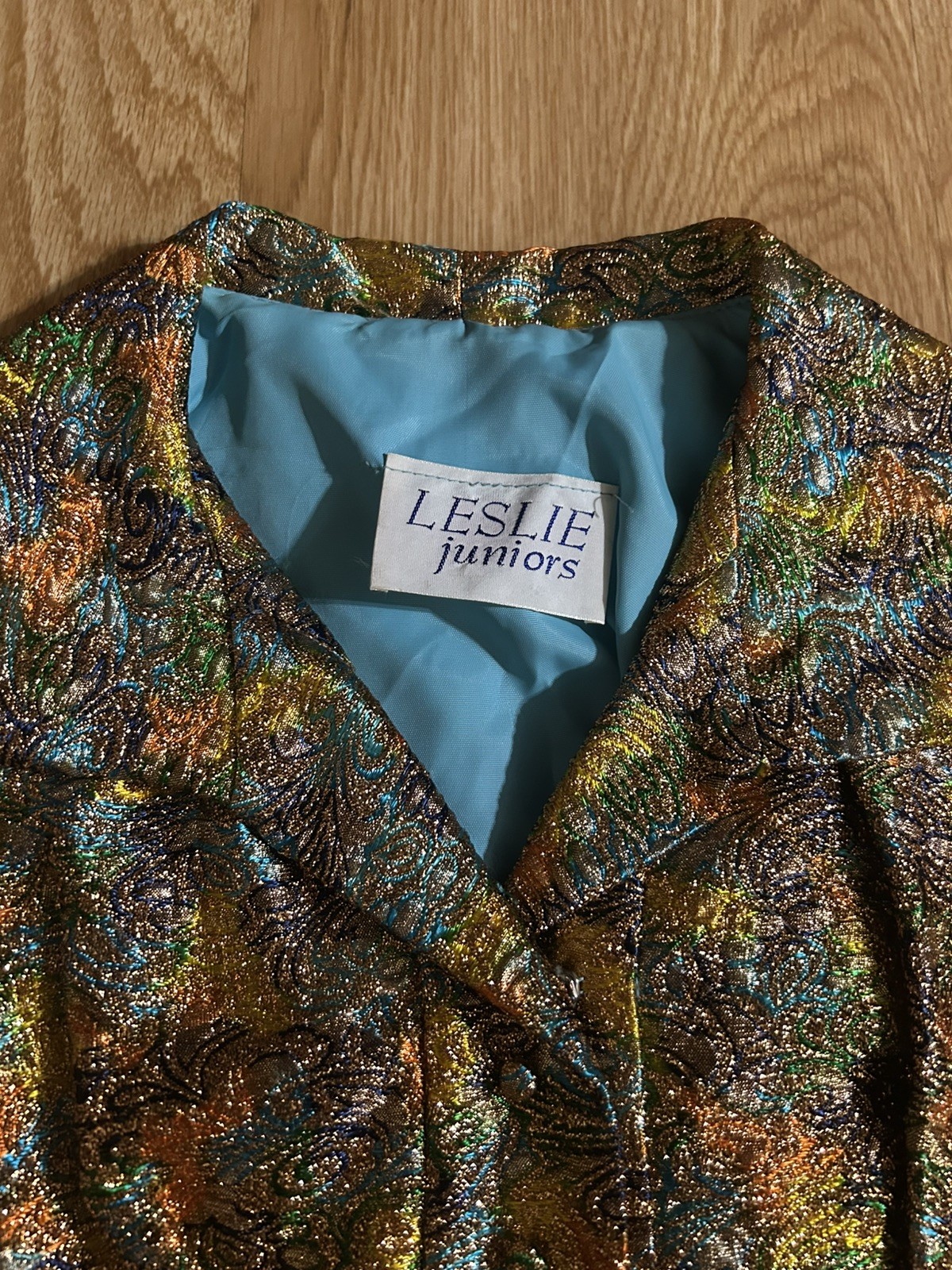 VINTAGE Brocade Coat Dress – Leslie Juniors