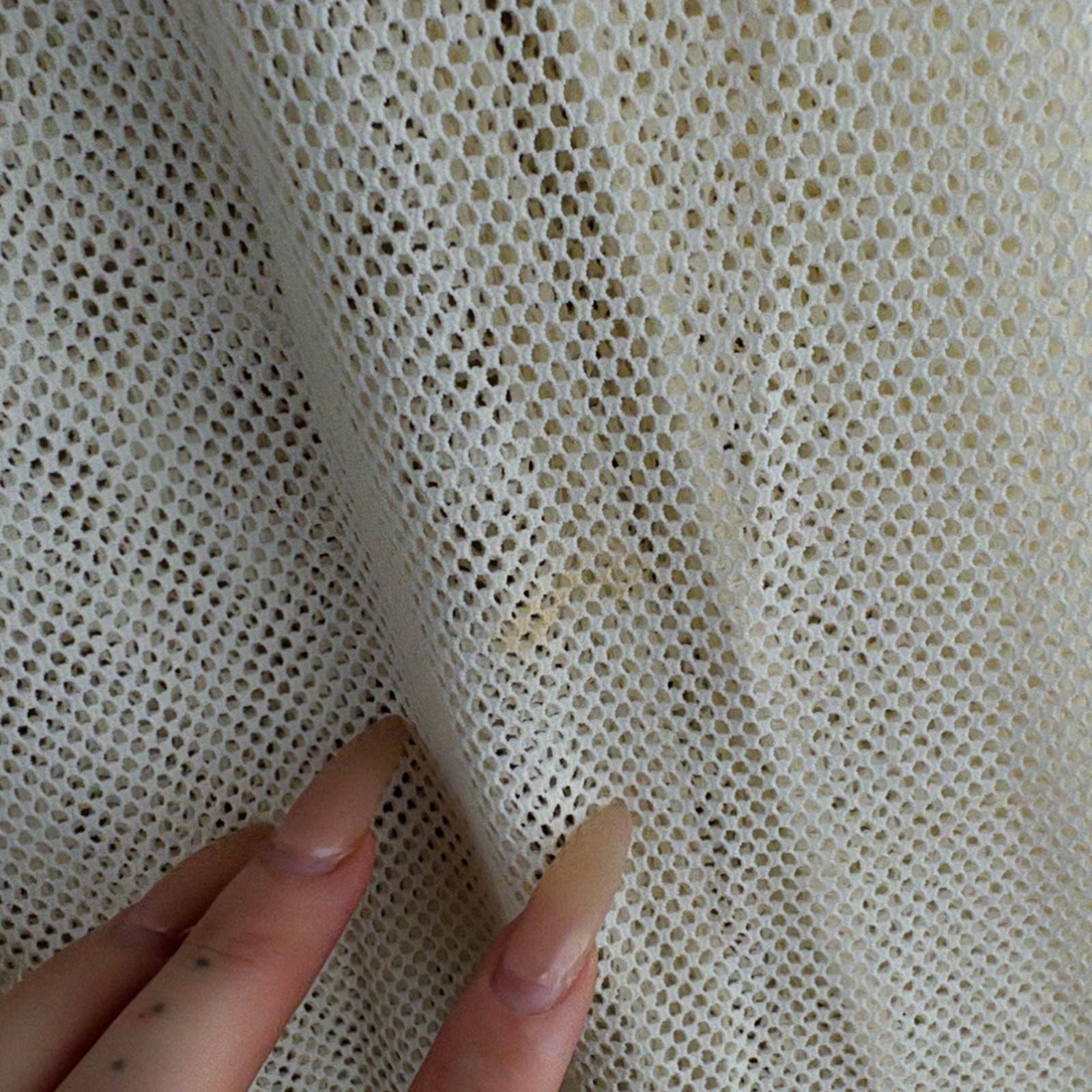 Vintage 90s Beth Schaeffer Wrap Dress Sz M White Maxi Mesh Sheer Festival Party