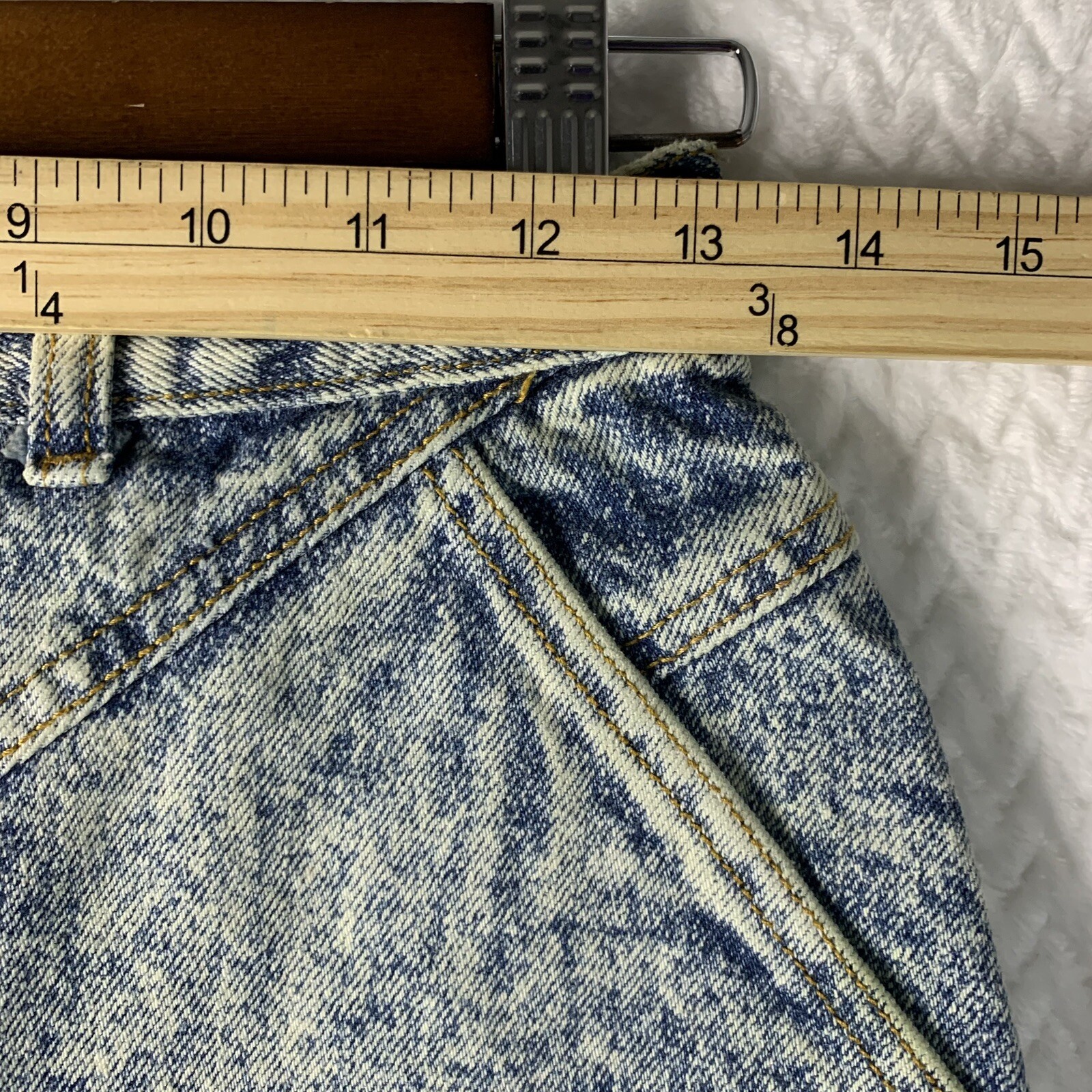 Vintage Congo Trader High Rise Mom Jeans Acid Wash Women’s Size 12 Made In USA