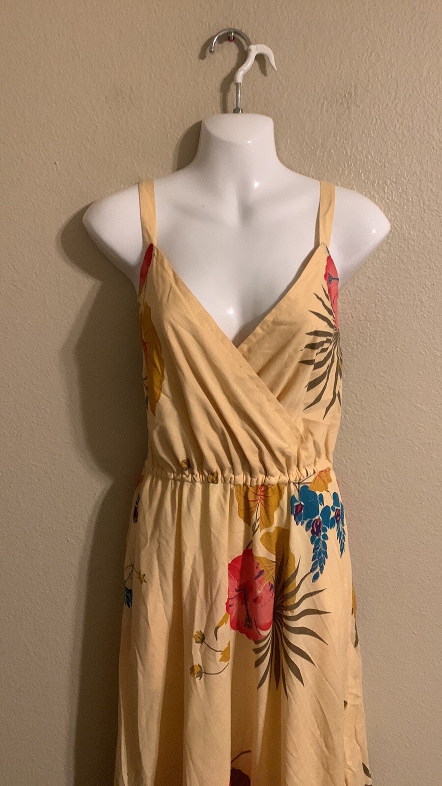 Vintage handmade Hawaiian/tropical print midi sundress 8